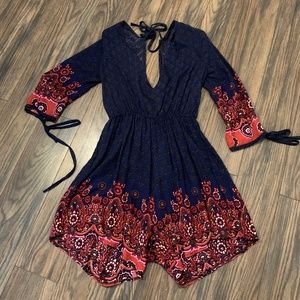 Long Sleave Romper